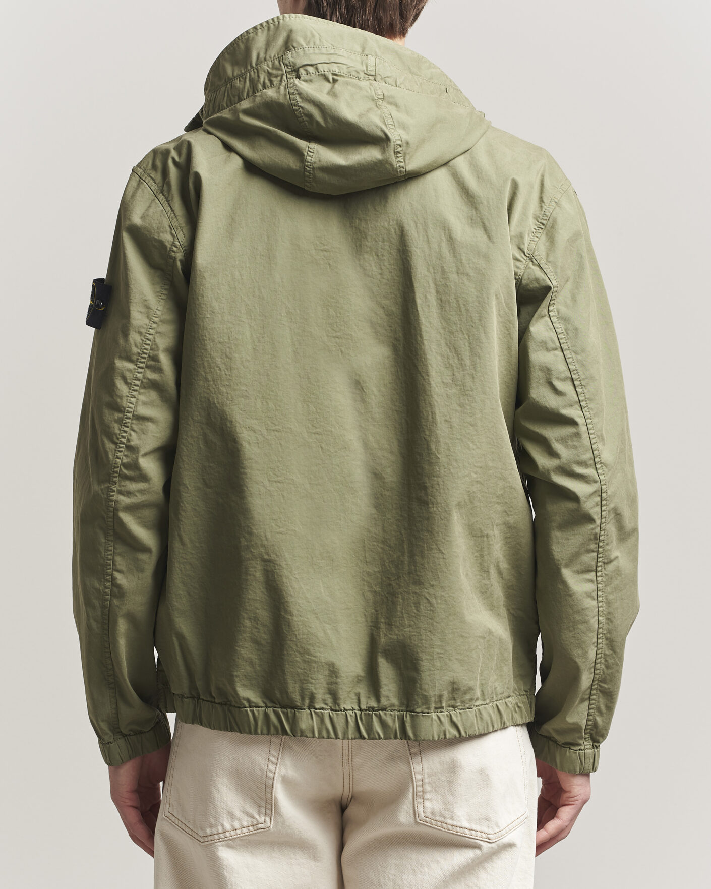 Mies | Takit | Stone Island | Stretch Cotton Twill Hood Jacket Military Green