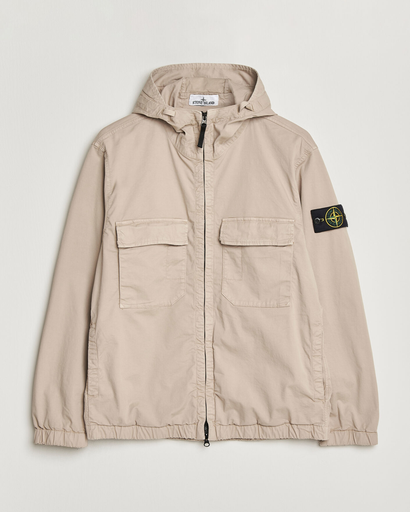 Mies | Takit | Stone Island | Stretch Cotton Twill Hood Jacket Desert