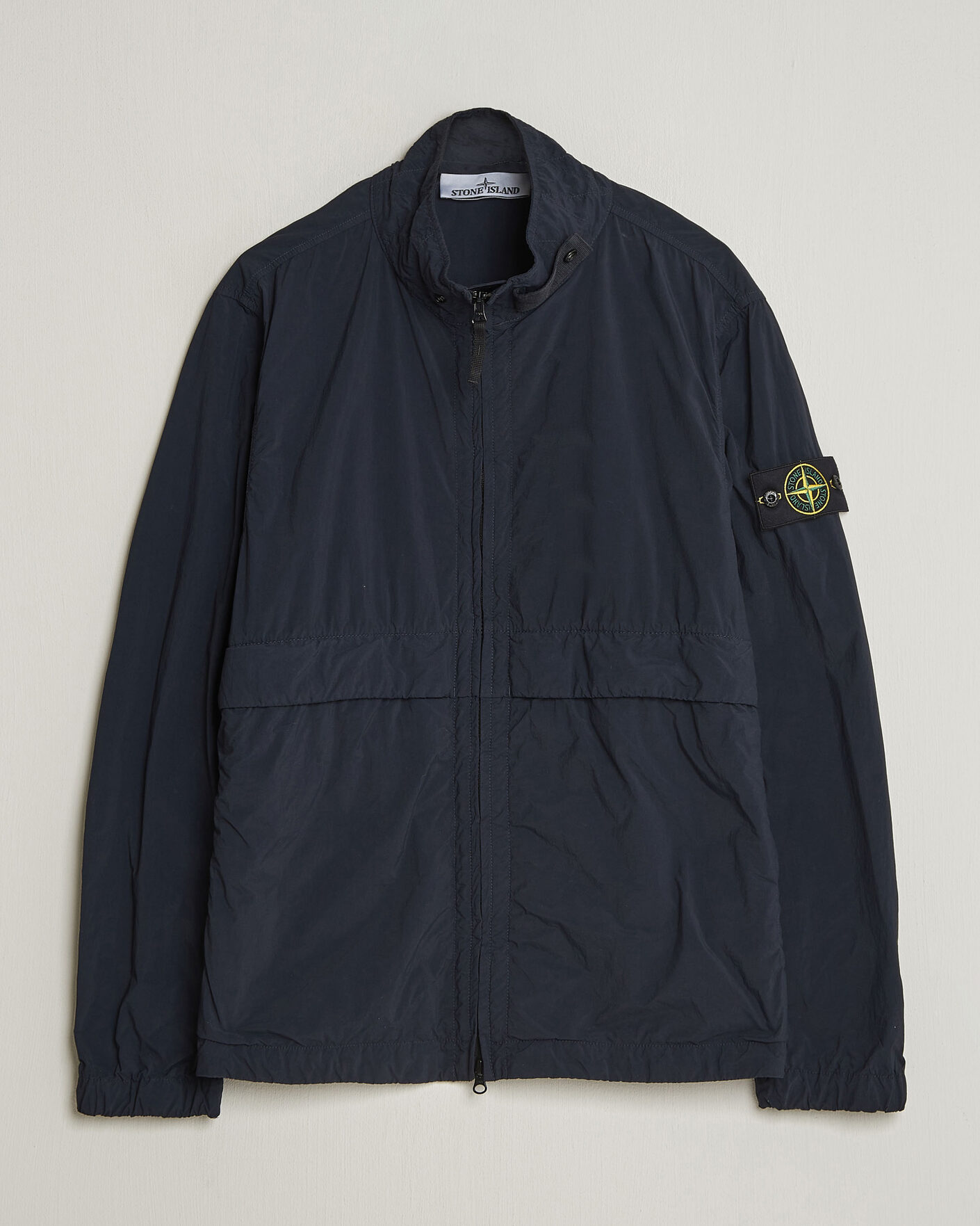 Mies | Takit | Stone Island | Nylon Smerigliato-TC Stand Collar Jacket Navy