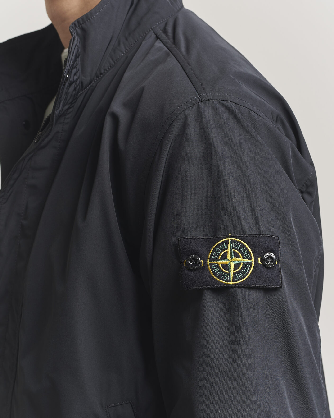Mies | Takit | Stone Island | Micro Twill Stand Collar Jacket Black