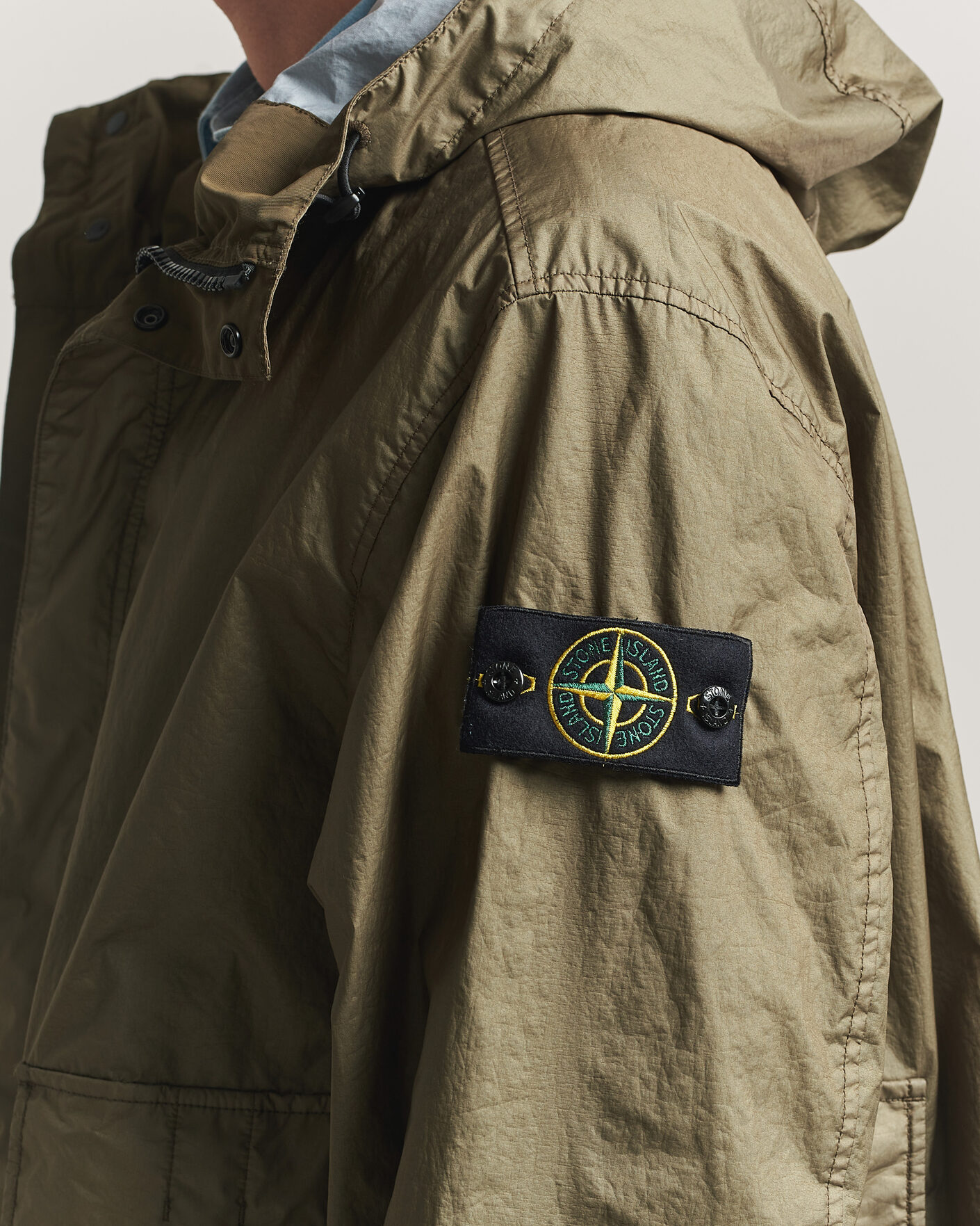 Mies | Takit | Stone Island | Membrana 3L Hooded Parka Military Green