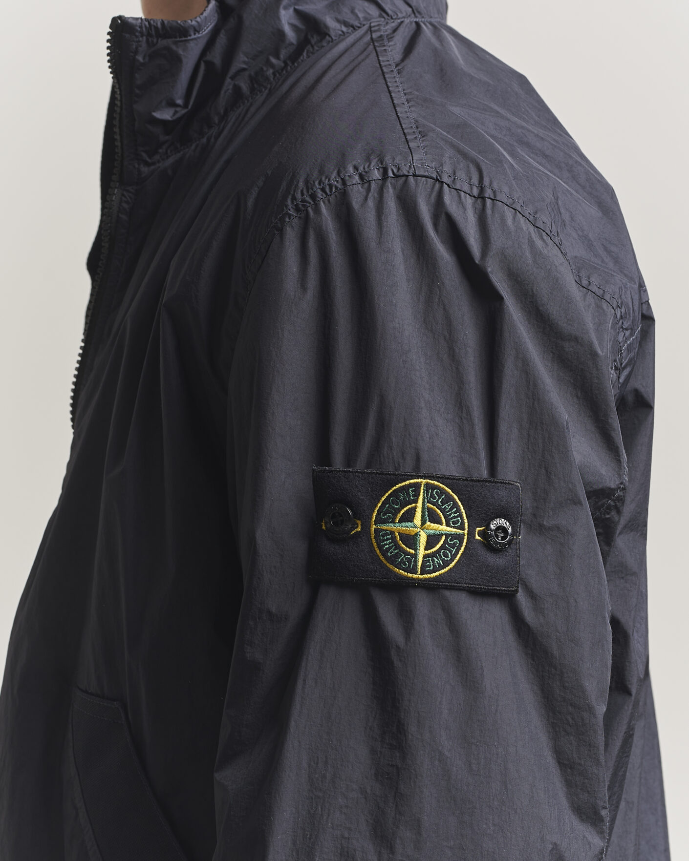 Mies | Takit | Stone Island | Crinkle Reps Short Jacket Navy