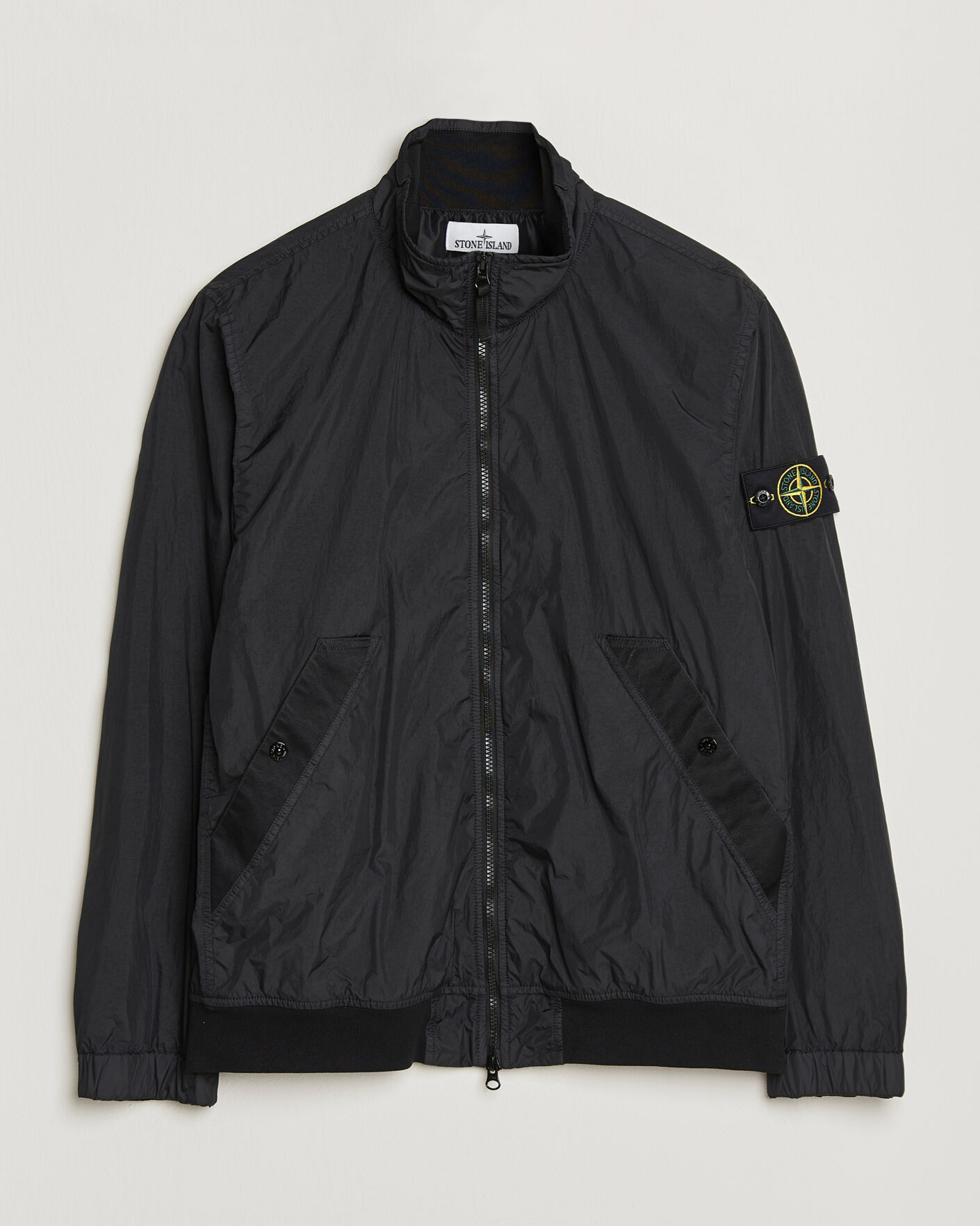 Mies | Takit | Stone Island | Crinkle Reps Short Jacket Black