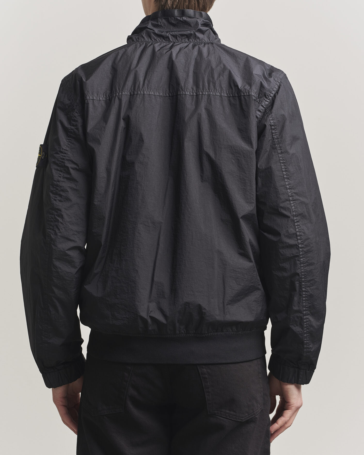 Mies | Takit | Stone Island | Crinkle Reps Short Jacket Black