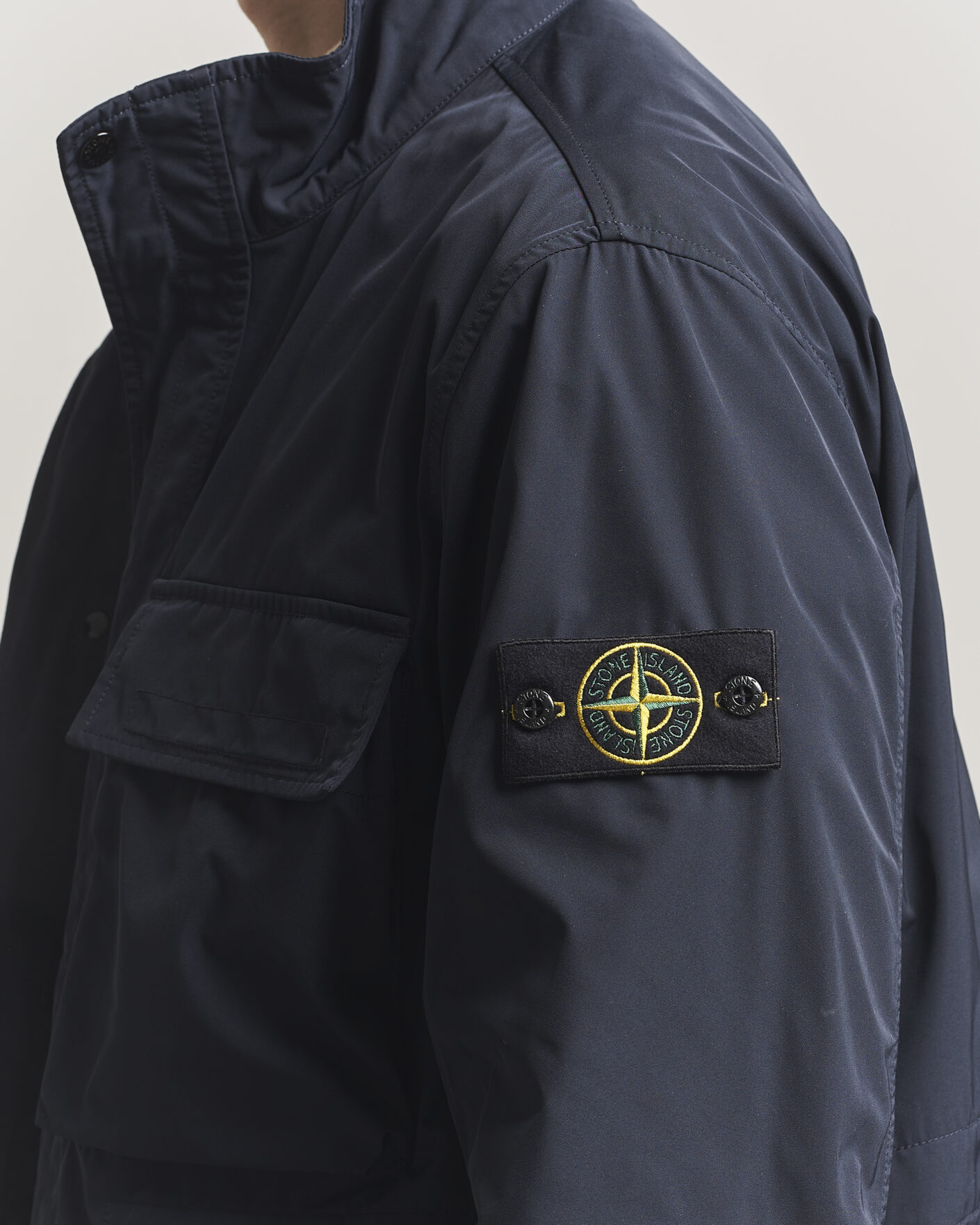 Mies | Takit | Stone Island | Micro Twill Field Jacket Navy