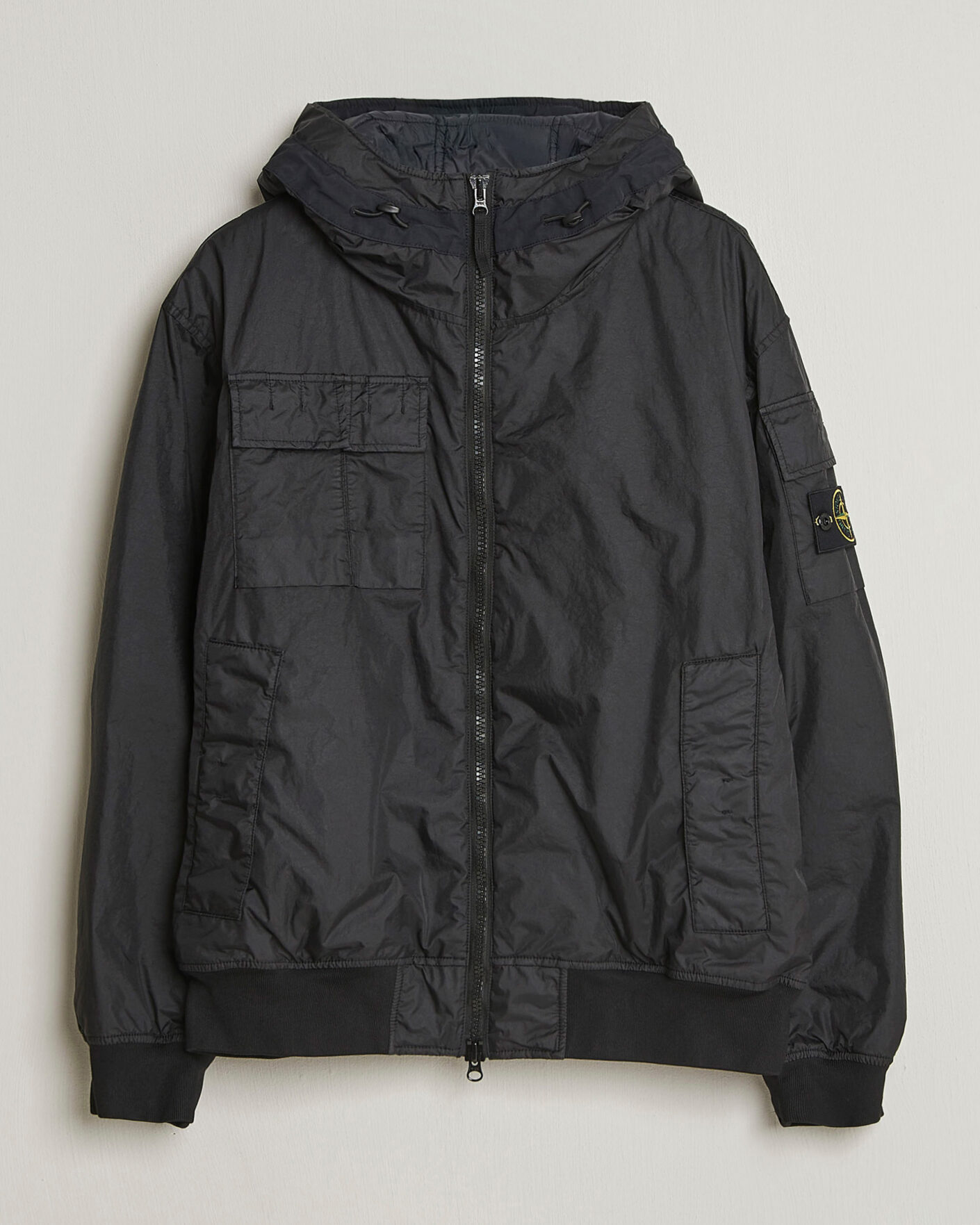 Mies | Takit | Stone Island | Membrana 3L Hood Jacket Black
