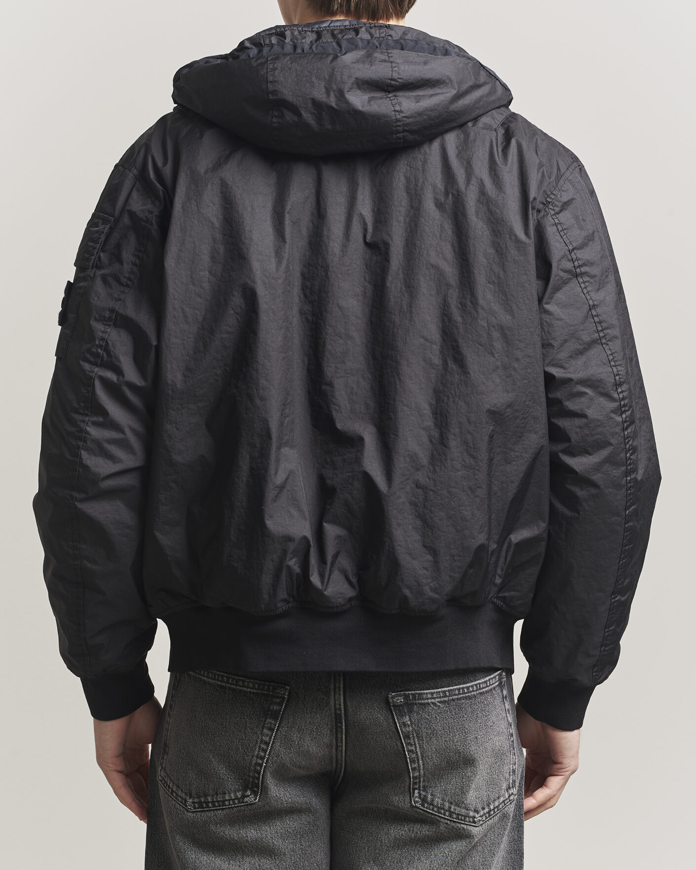 Mies | Takit | Stone Island | Membrana 3L Hood Jacket Black