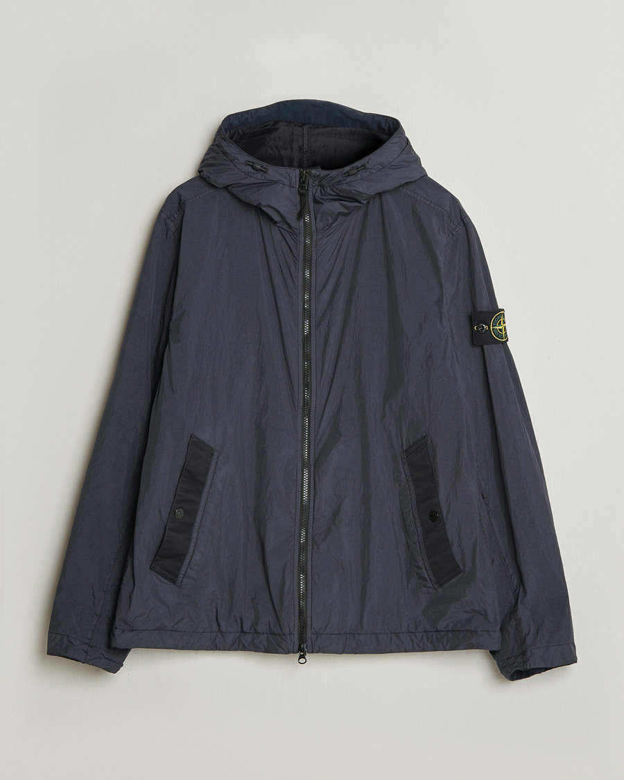 Mies | Takit | Stone Island | Crinkle Reps Padded Hood Jacket Navy