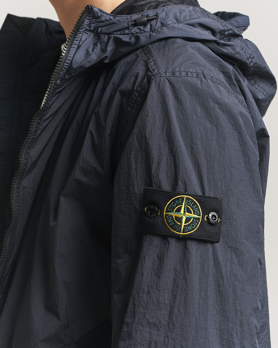 Mies | Takit | Stone Island | Crinkle Reps Padded Hood Jacket Navy