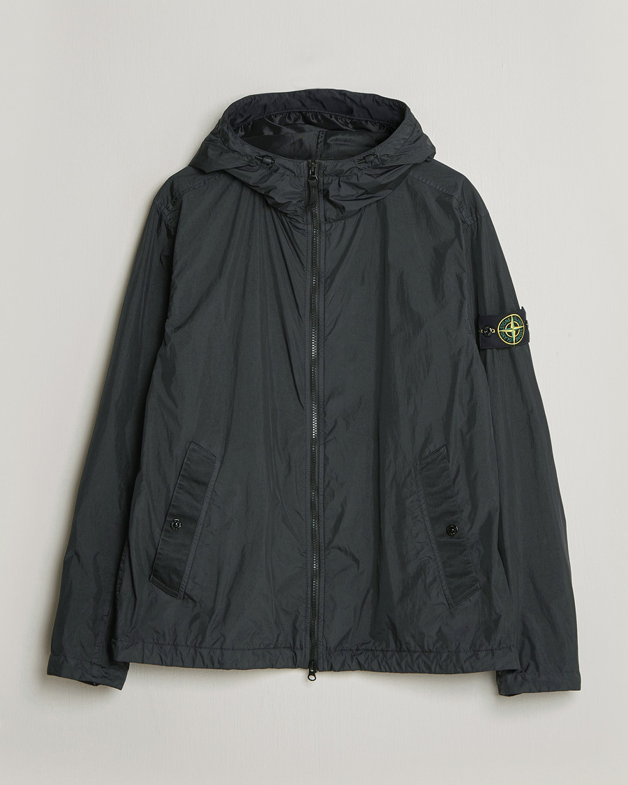 Mies | Takit | Stone Island | Crinkle Reps Padded Hood Jacket Black