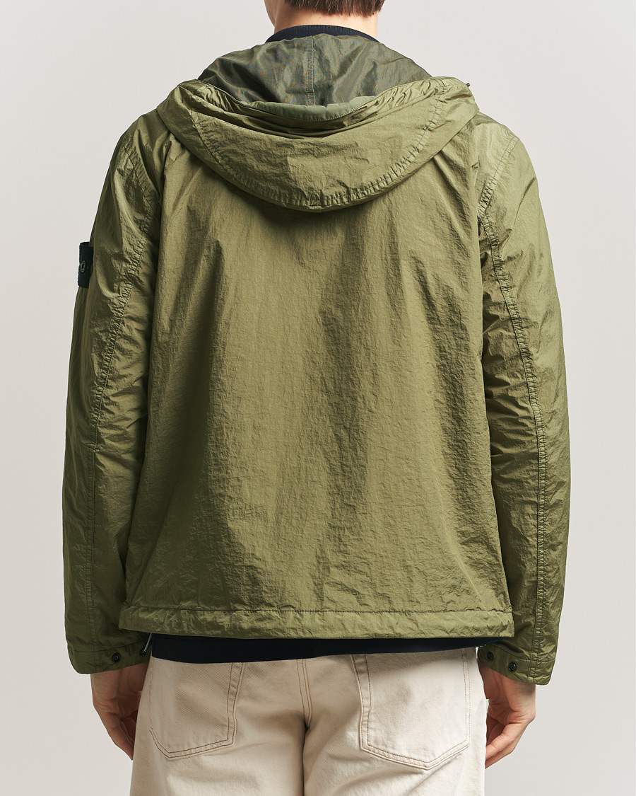 Mies | Takit | Stone Island | Crinkle Reps Padded Hood Jacket Military Green