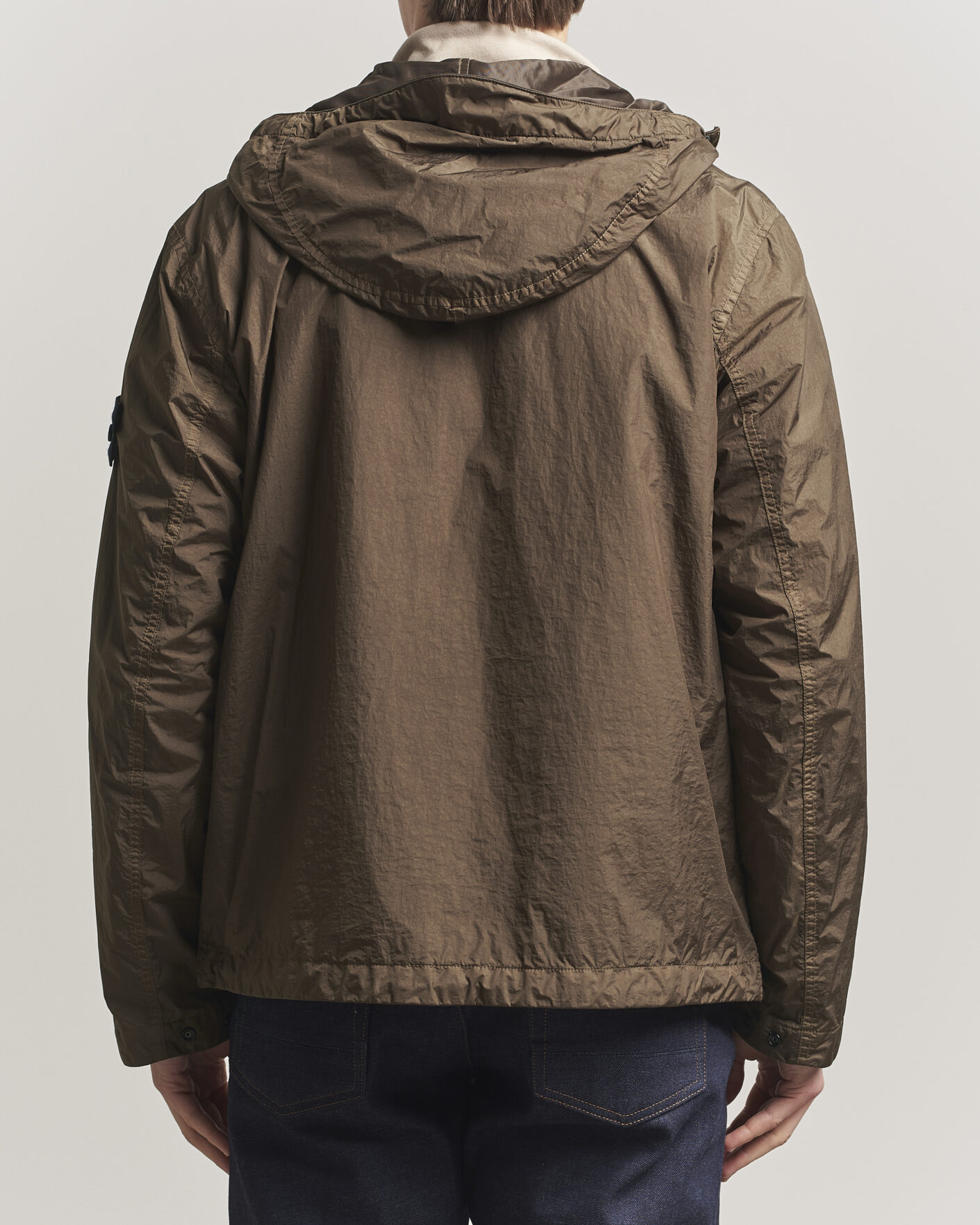 Mies | Takit | Stone Island | Crinkle Reps Padded Hood Jacket Umber