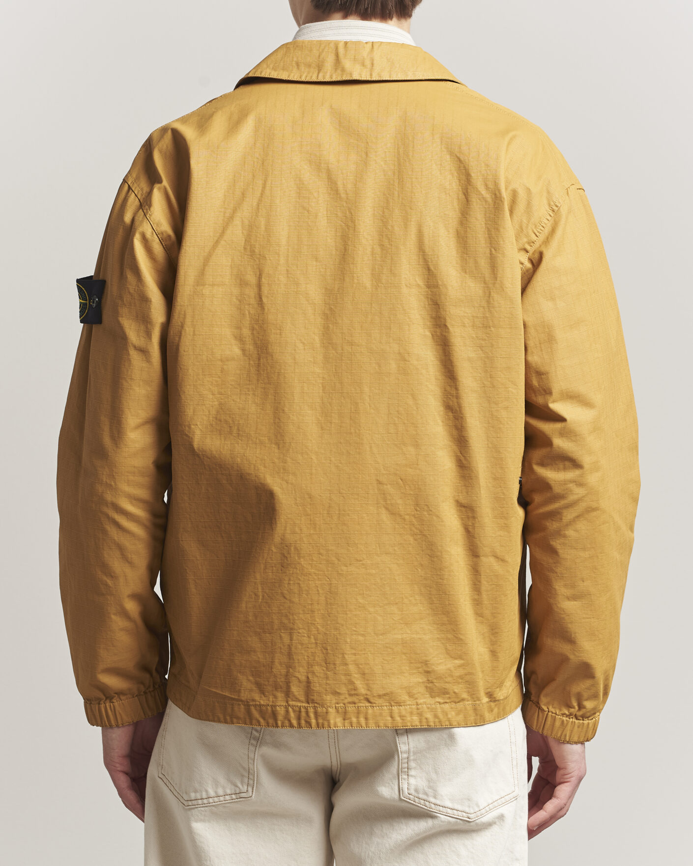 Mies | Takit | Stone Island | Double Coated Cotton Ripstop Overshirt Mustard