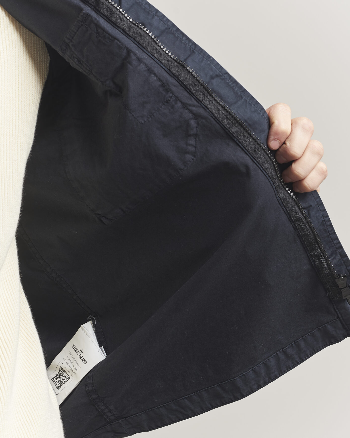 Mies | Takit | Stone Island | Organic Cotton Twill Overshirt Navy