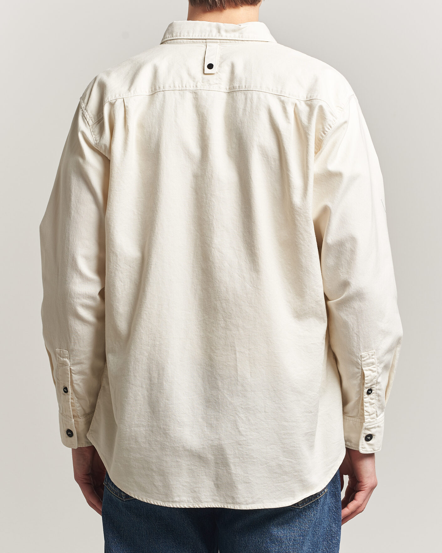 Mies | Kauluspaidat | Stone Island | Organic Cotton Oxford Shirt Ivory