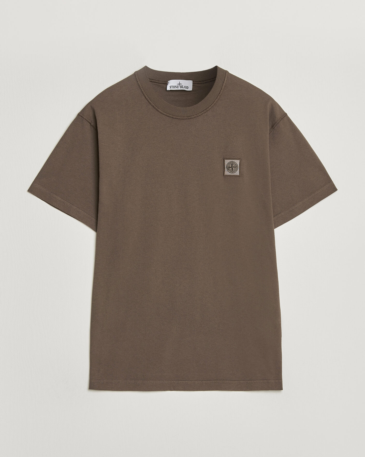 Mies | T-paidat | Stone Island | Organic Cotton Fissato Effect T-Shirt Umber