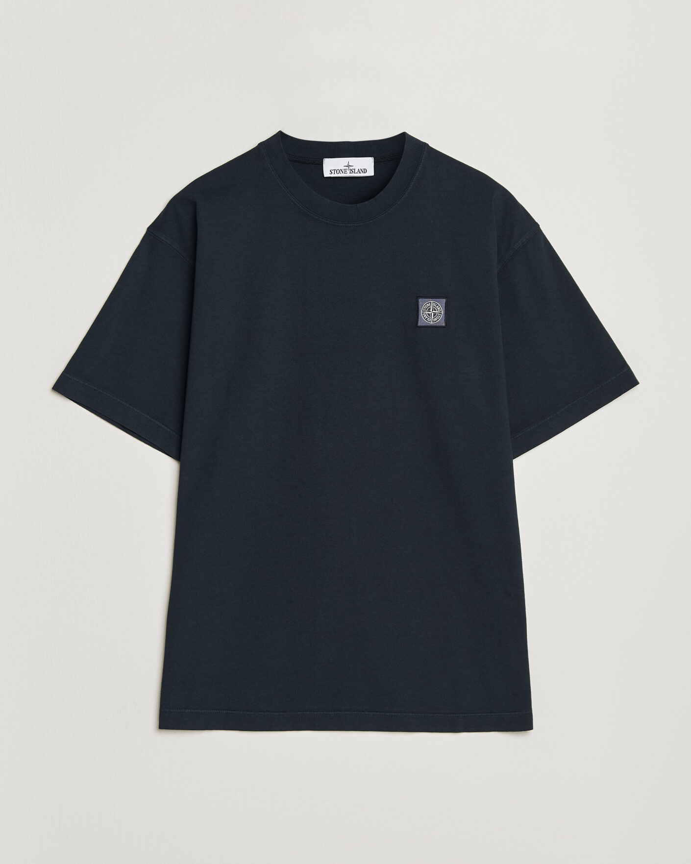 Mies | T-paidat | Stone Island | Combed Organic Cotton T-Shirt Navy