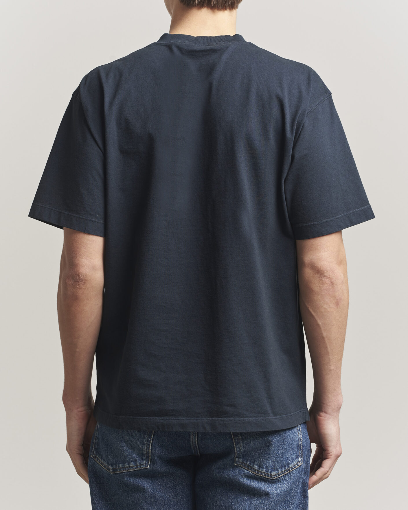 Mies | T-paidat | Stone Island | Combed Organic Cotton T-Shirt Navy