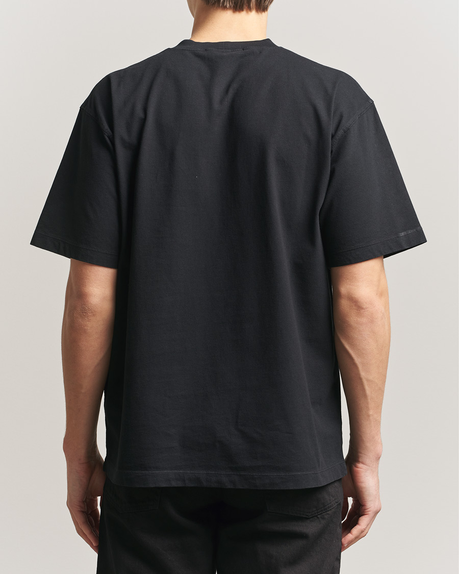 Mies | T-paidat | Stone Island | Combed Organic Cotton T-Shirt Black