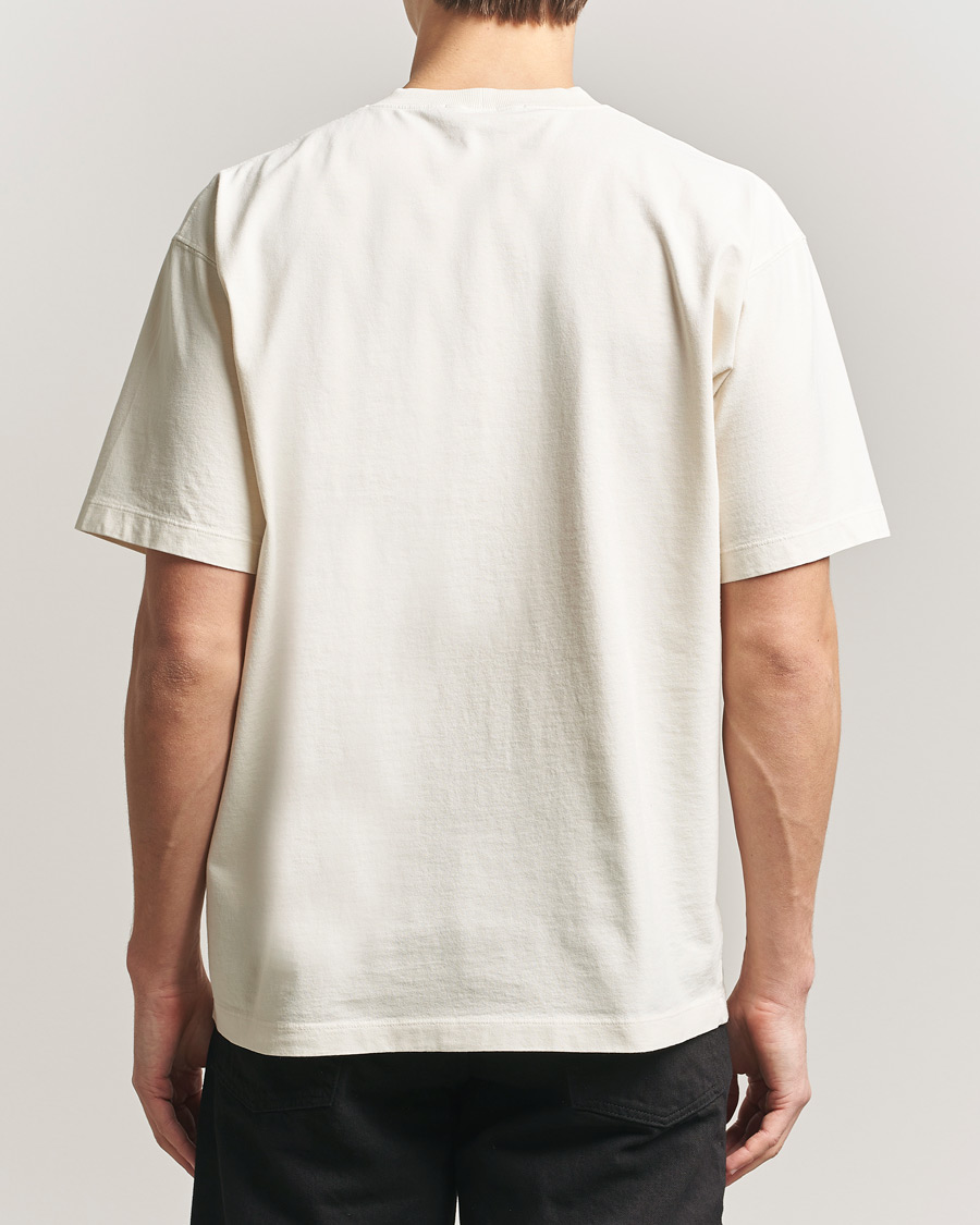 Mies | T-paidat | Stone Island | Combed Organic Cotton T-Shirt Ivory