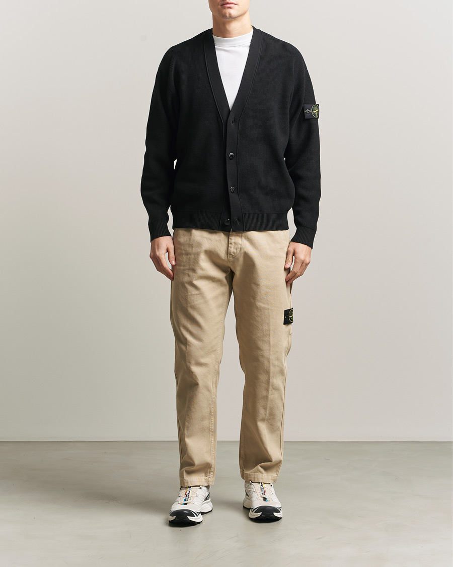 Mies | Housut | Stone Island | Organic Panama Cotton Trousers Desert