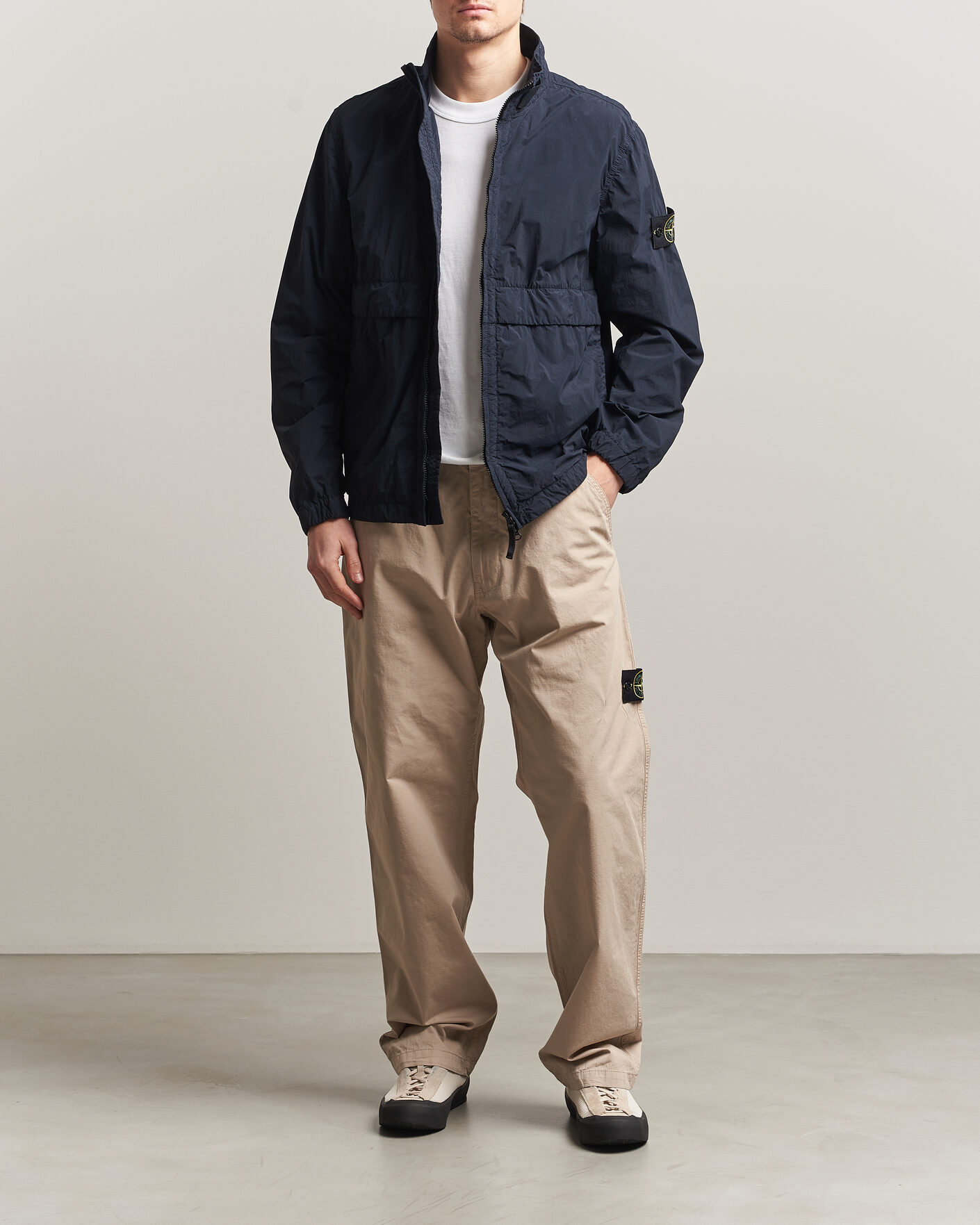 Mies | Housut | Stone Island | Cotton Ripstop Trousers Desert