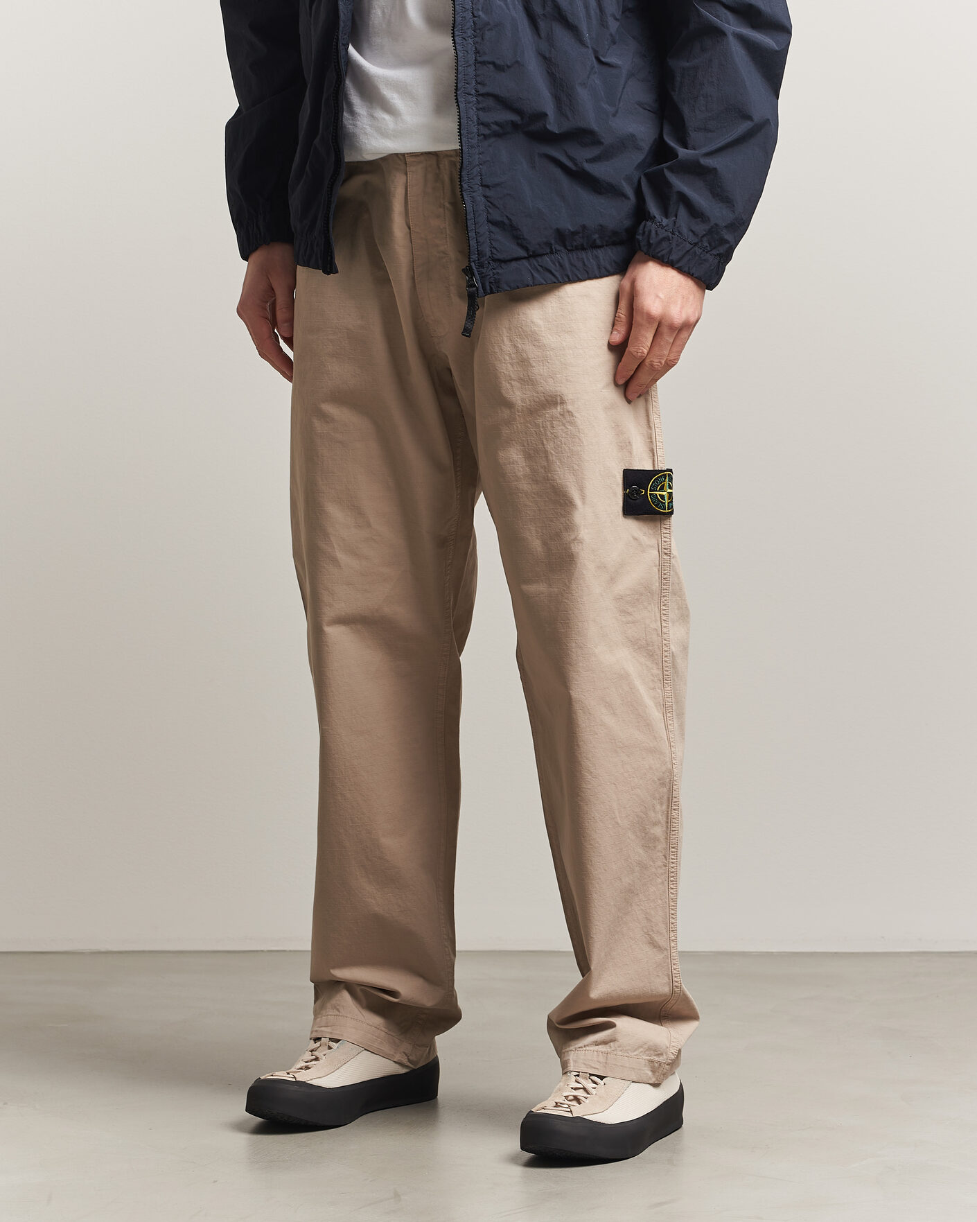 Mies | Housut | Stone Island | Cotton Ripstop Trousers Desert