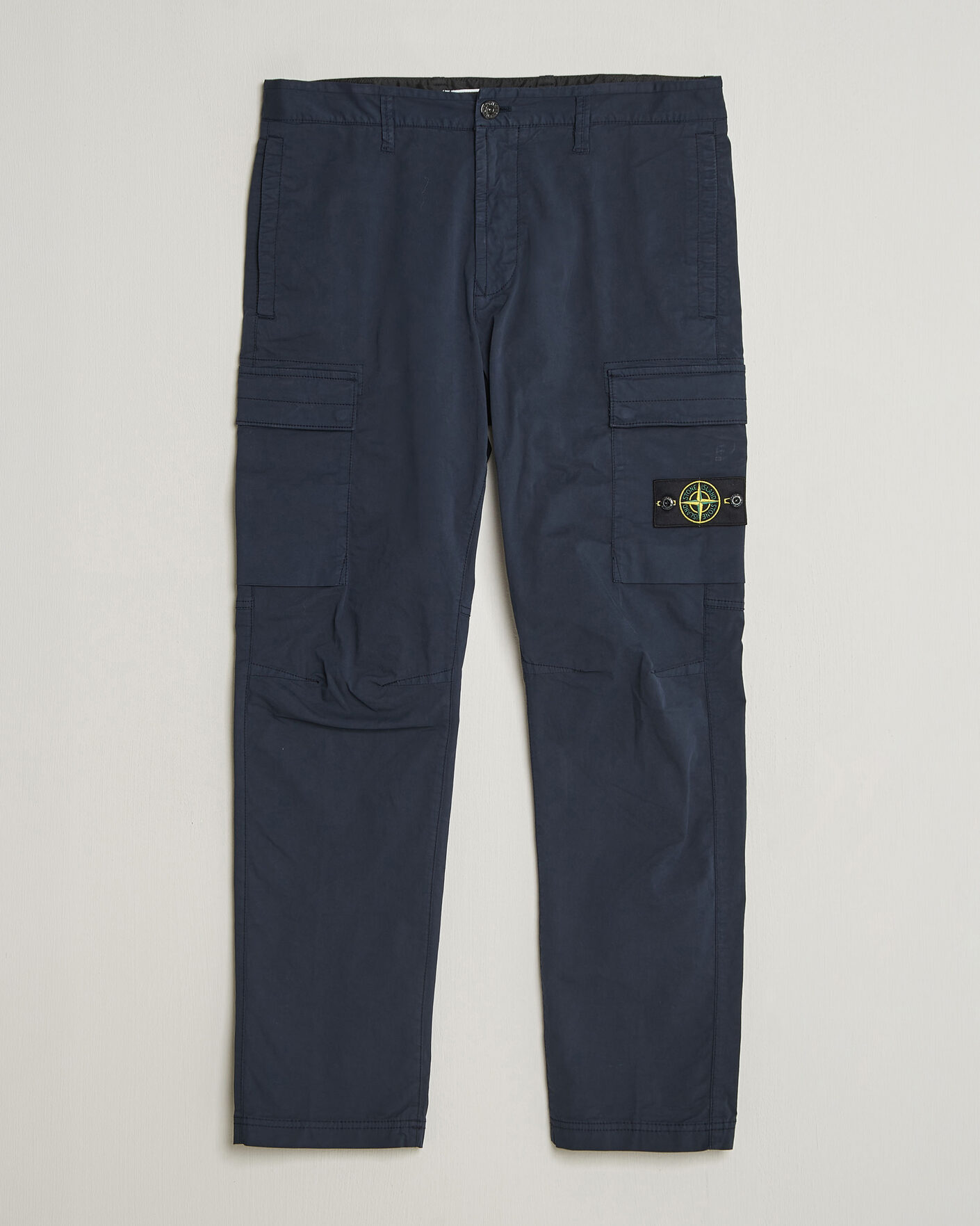 Mies | Housut | Stone Island | Stretch Cotton Twill Cargo Trousers Navy