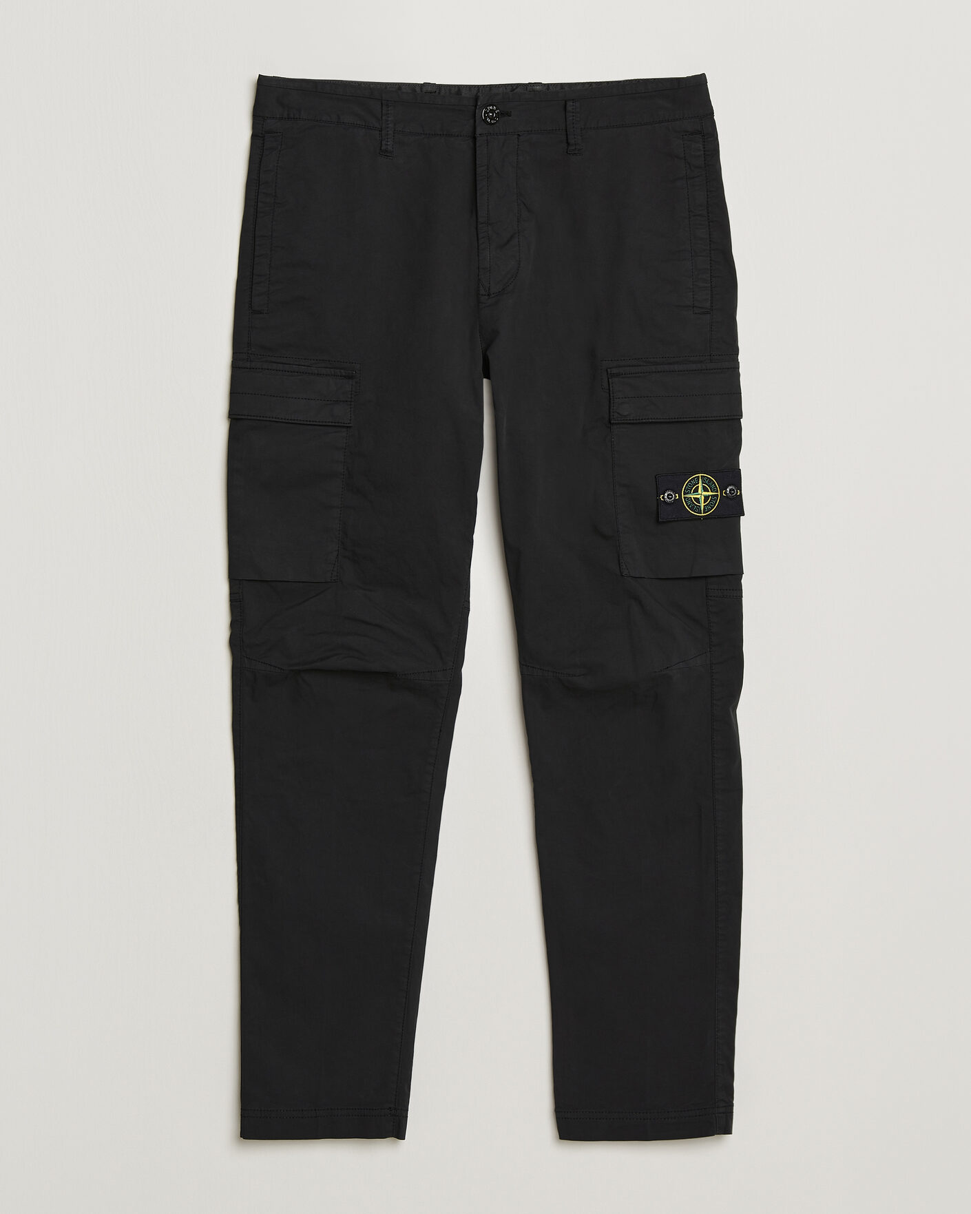 Mies | Housut | Stone Island | Stretch Cotton Twill Cargo Trousers Black