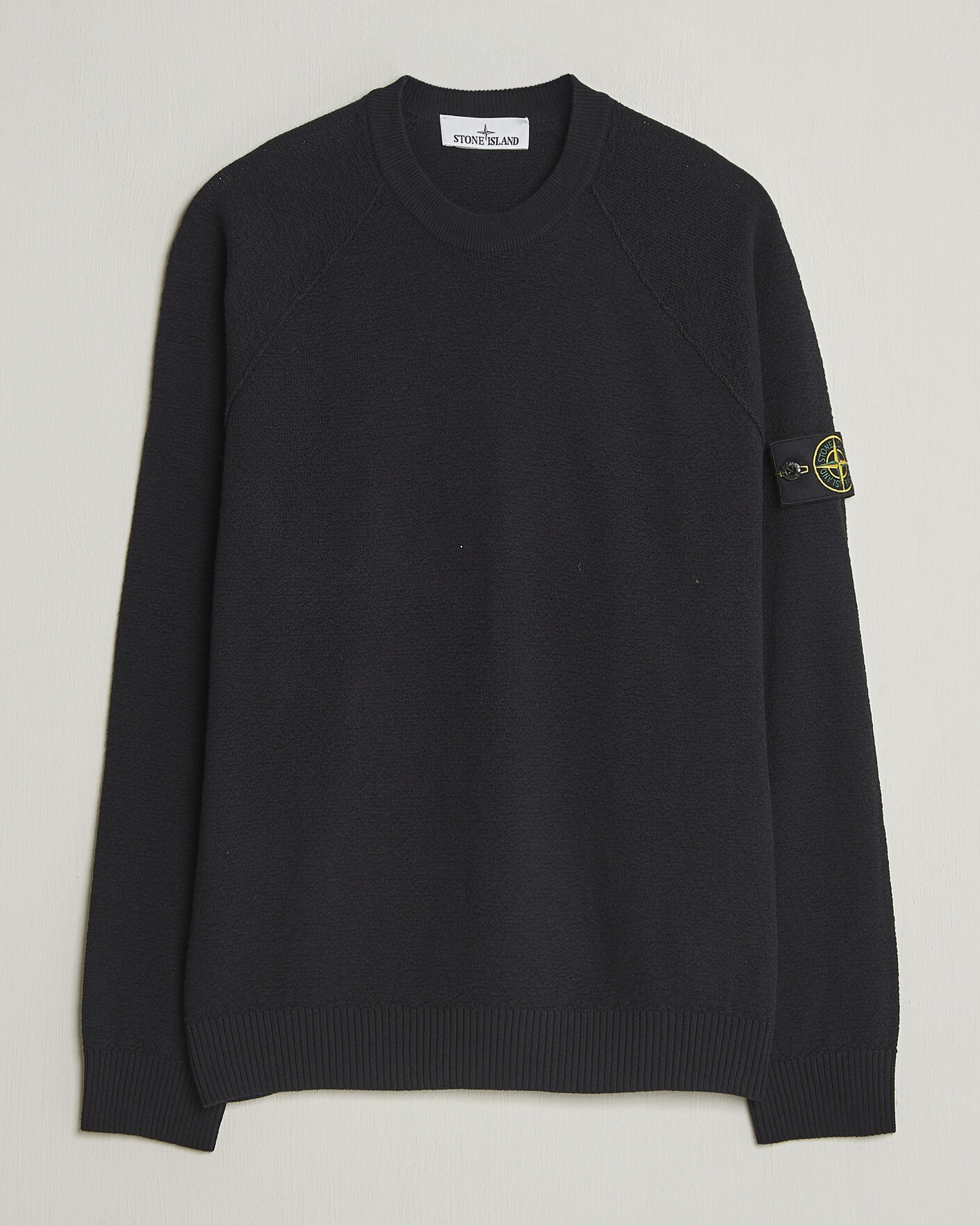 Mies | Puserot | Stone Island | Raw Hand Organic Cotton Crewneck Navy