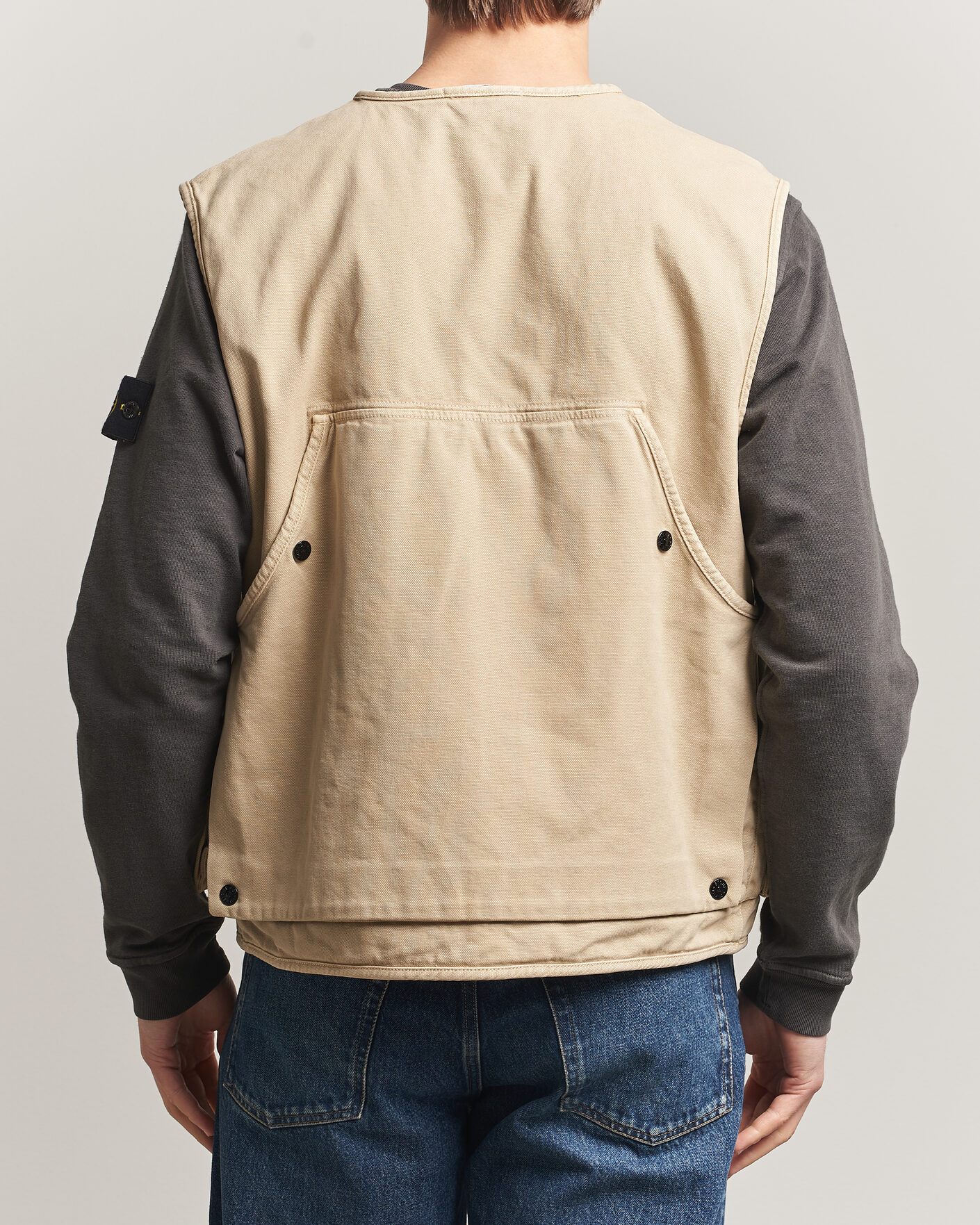 Mies | Ulkoliivit | Stone Island | Organic Panama Cotton Padded Vest Desert