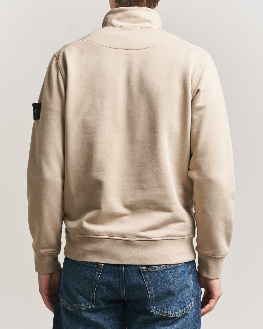 Mies | Puserot | Stone Island | Garment Dyed Fleece Half Zip Desert
