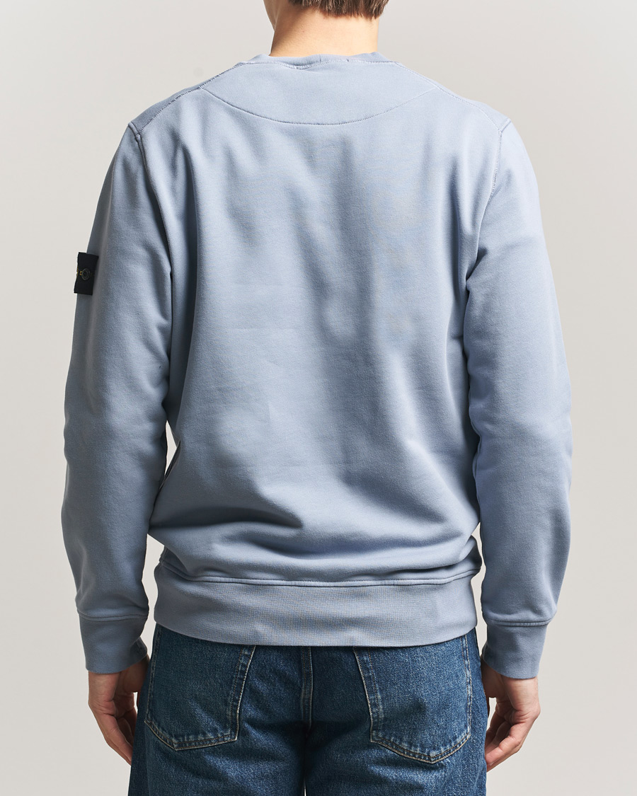Mies | Puserot | Stone Island | Garment Dyed Fleece Sweatshirt Dark Blue
