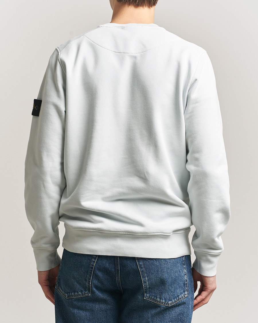 Mies | Puserot | Stone Island | Garment Dyed Fleece Sweatshirt Sky Blue