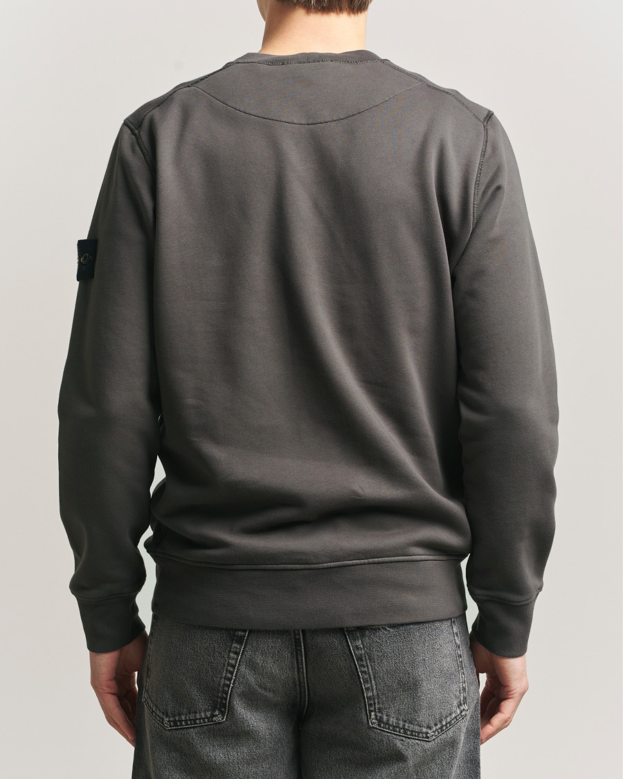 Mies | Puserot | Stone Island | Garment Dyed Fleece Sweatshirt Charcoal