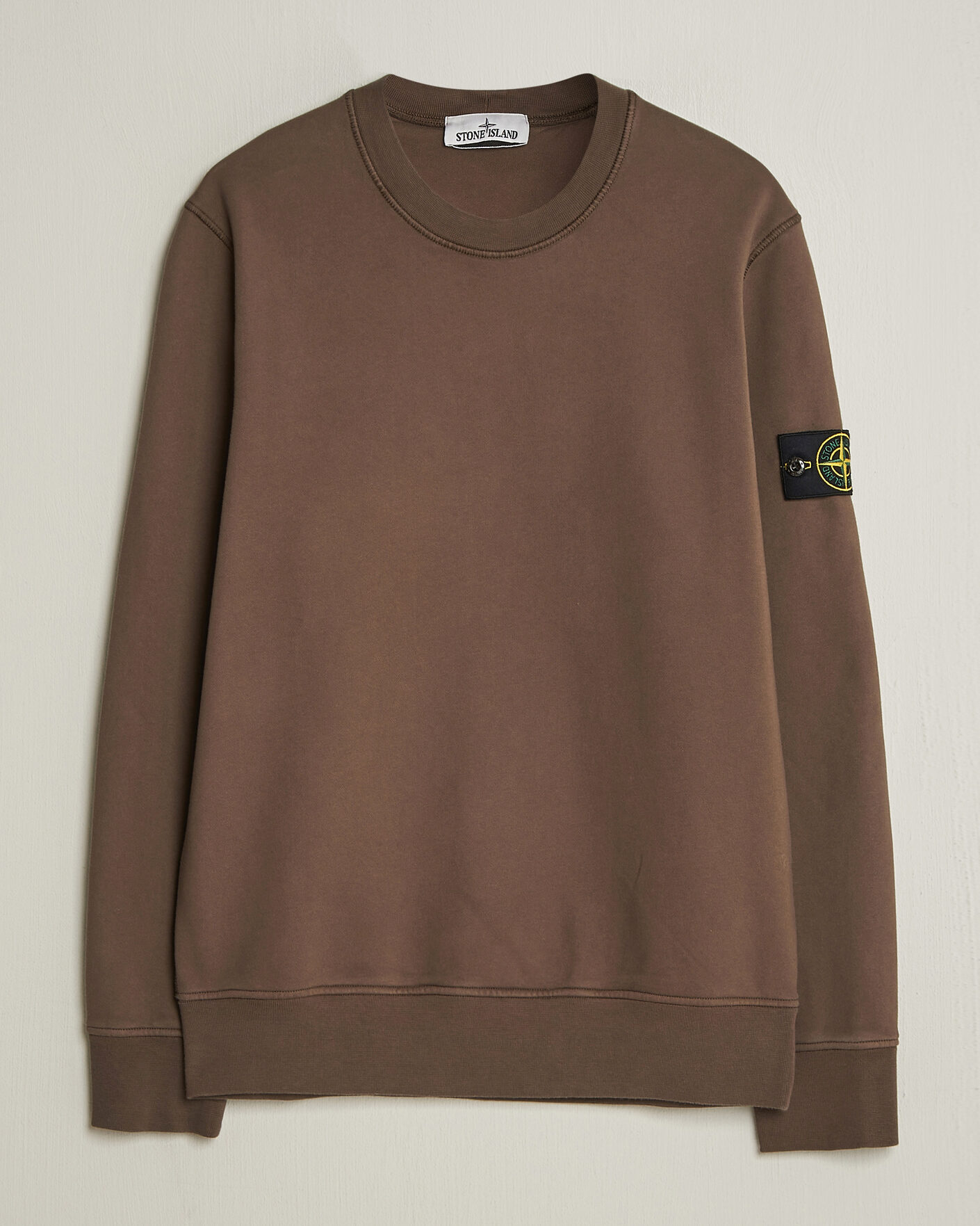 Mies | Puserot | Stone Island | Garment Dyed Fleece Sweatshirt Umber