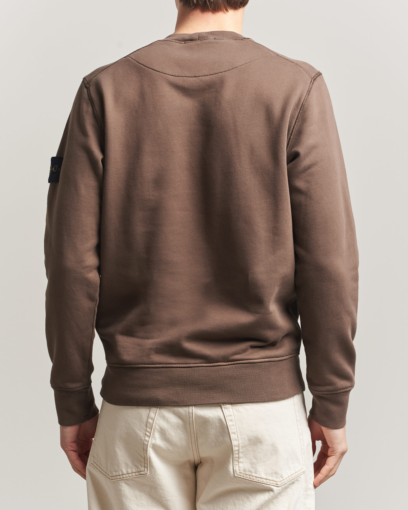 Mies | Puserot | Stone Island | Garment Dyed Fleece Sweatshirt Umber