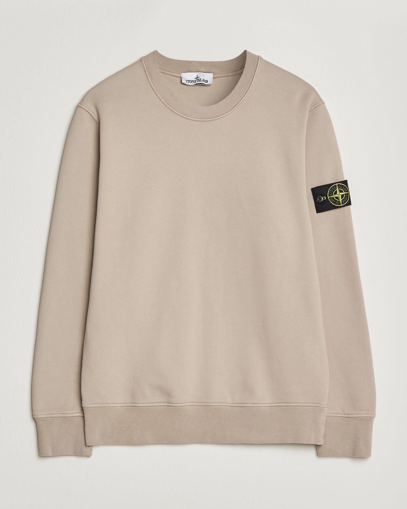 Mies | Puserot | Stone Island | Garment Dyed Fleece Sweatshirt Desert