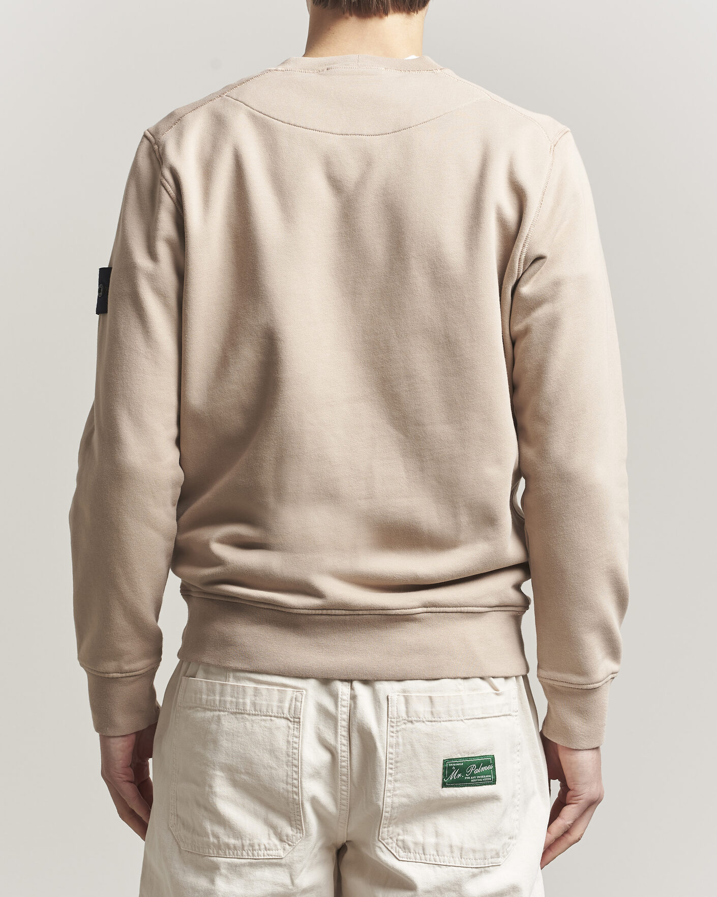 Mies | Puserot | Stone Island | Garment Dyed Fleece Sweatshirt Desert