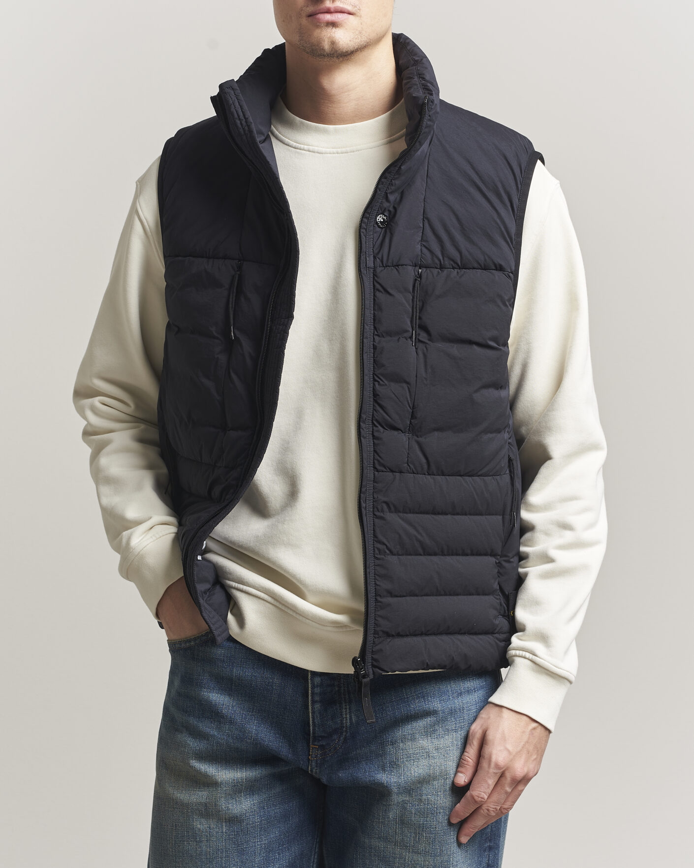 Mies | Ulkoliivit | Stone Island | Nylon Down Vest Navy