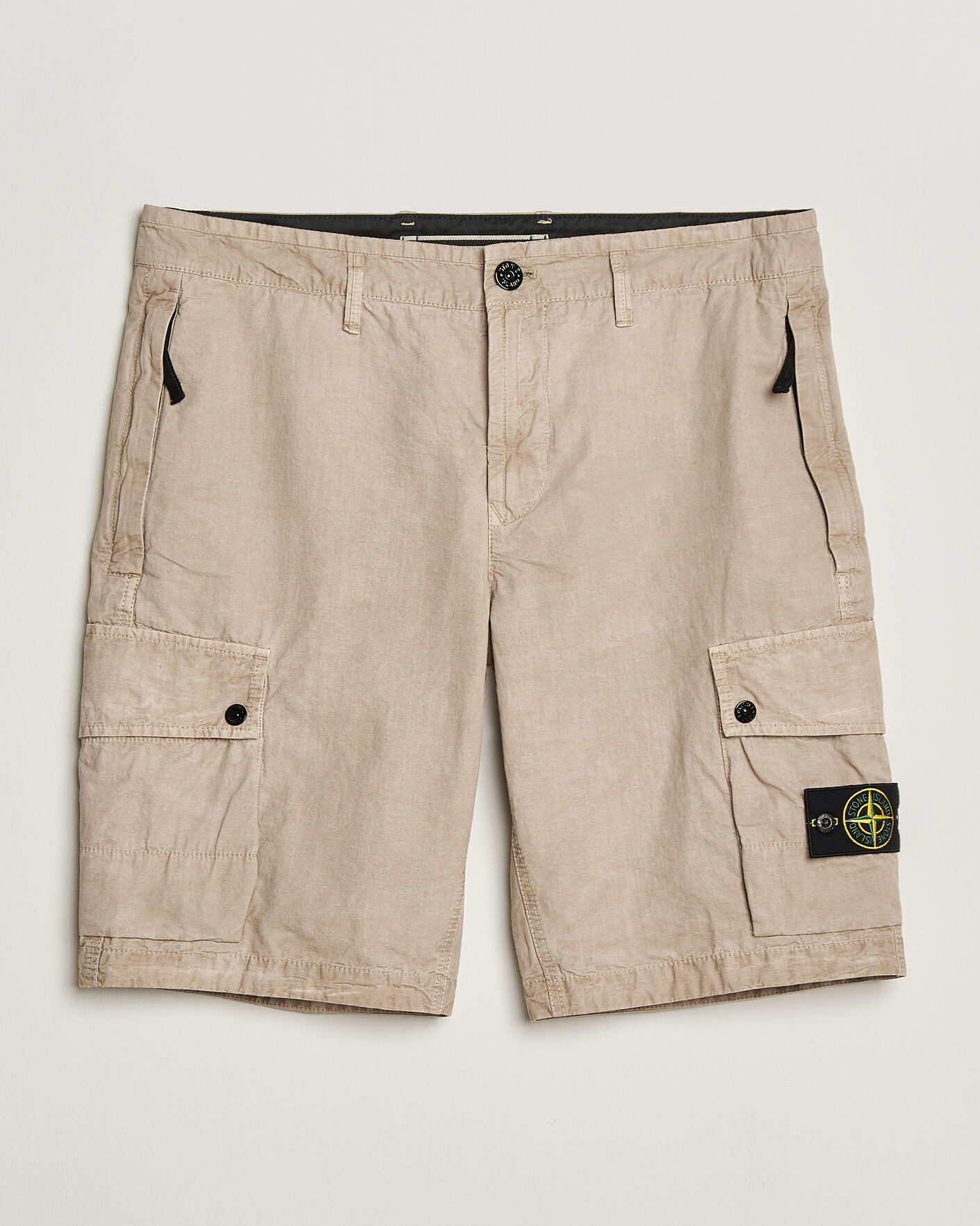 Mies | Shortsit | Stone Island | Brushed Cotton Canvas Cargo Shorts Desert