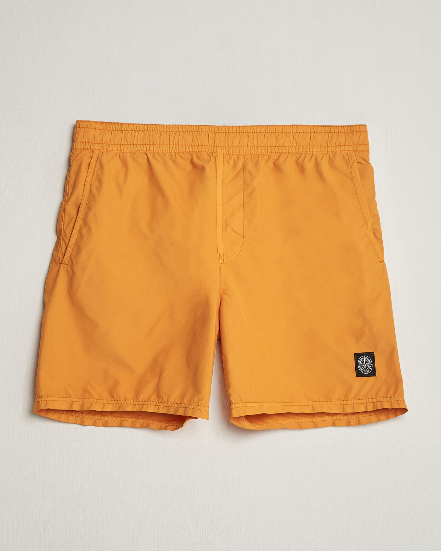 Mies | Uimahousut | Stone Island | Brushed Nylon Swimshorts Tangerine