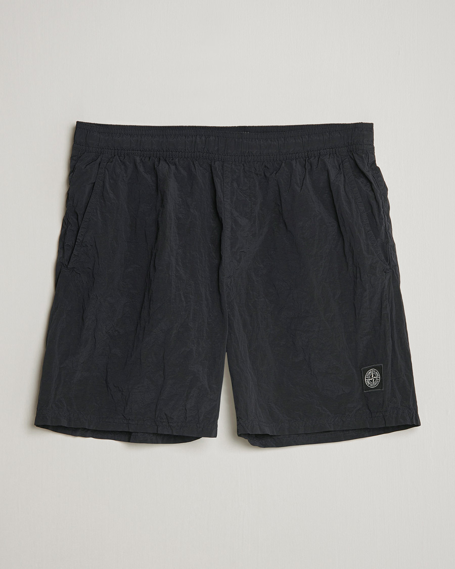 Mies | Uimahousut | Stone Island | Nylon Metal Econyl Swimshorts Black