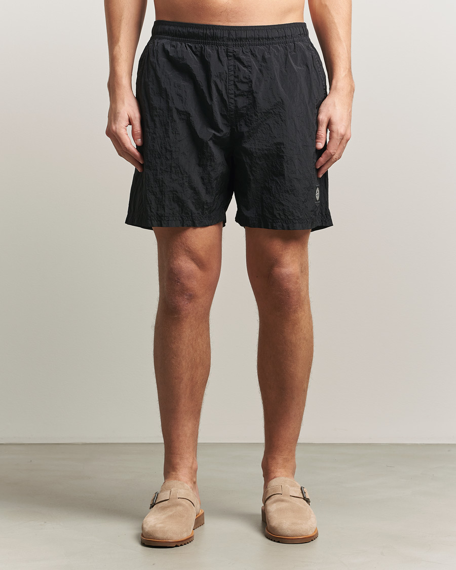 Mies | Uimahousut | Stone Island | Nylon Metal Econyl Swimshorts Black