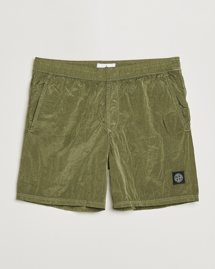 Mies | Uimahousut | Stone Island | Nylon Metal Econyl Swimshorts Military Green