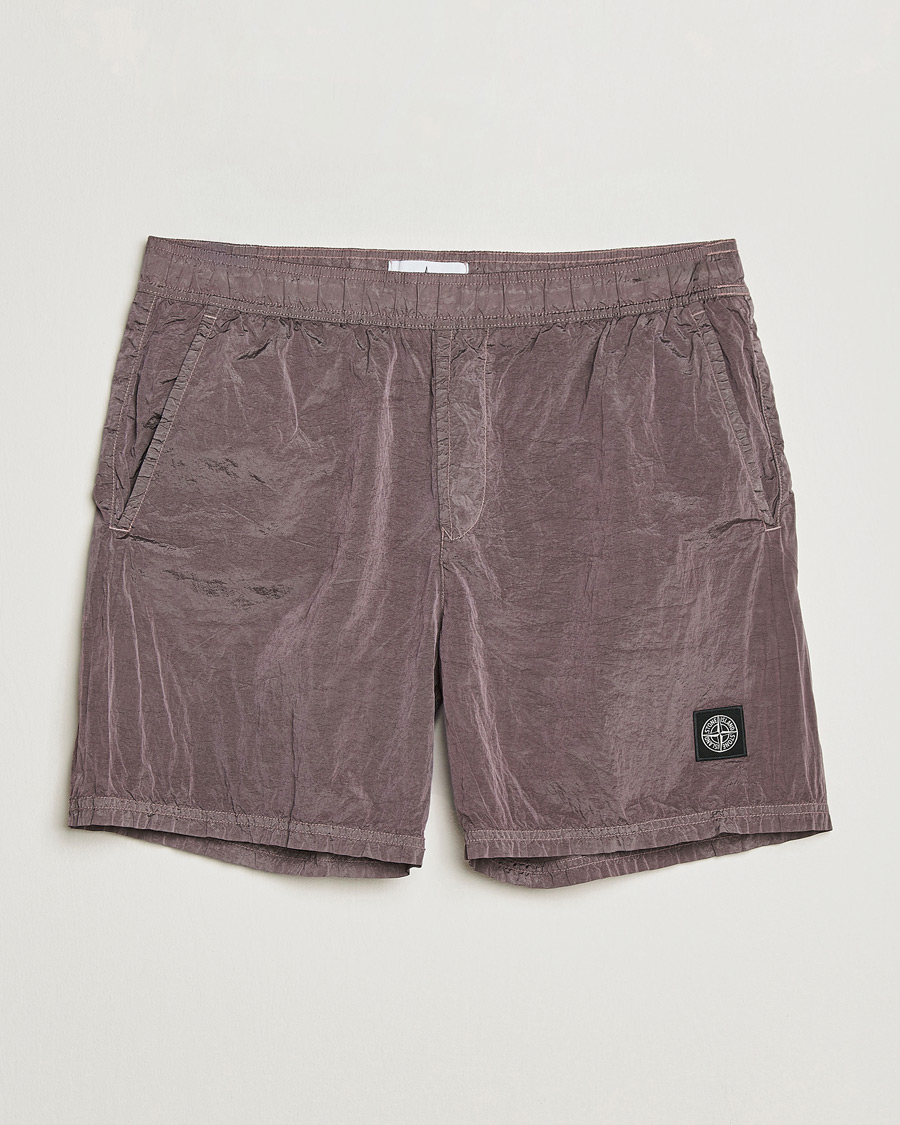 Mies | Uimahousut | Stone Island | Nylon Metal Econyl Swimshorts Purple Grey