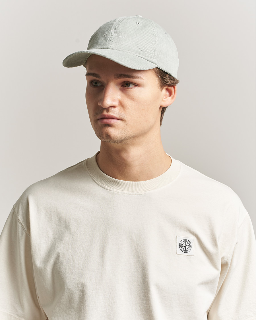 Mies | Päähineet | Stone Island | Micro Cord Cotton Cap Sage