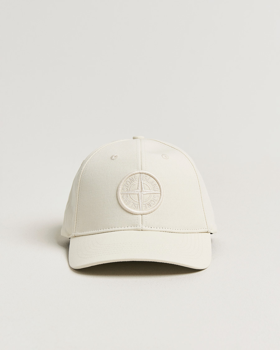 Mies | Päähineet | Stone Island | Classic Cotton Logo Cap Ivory