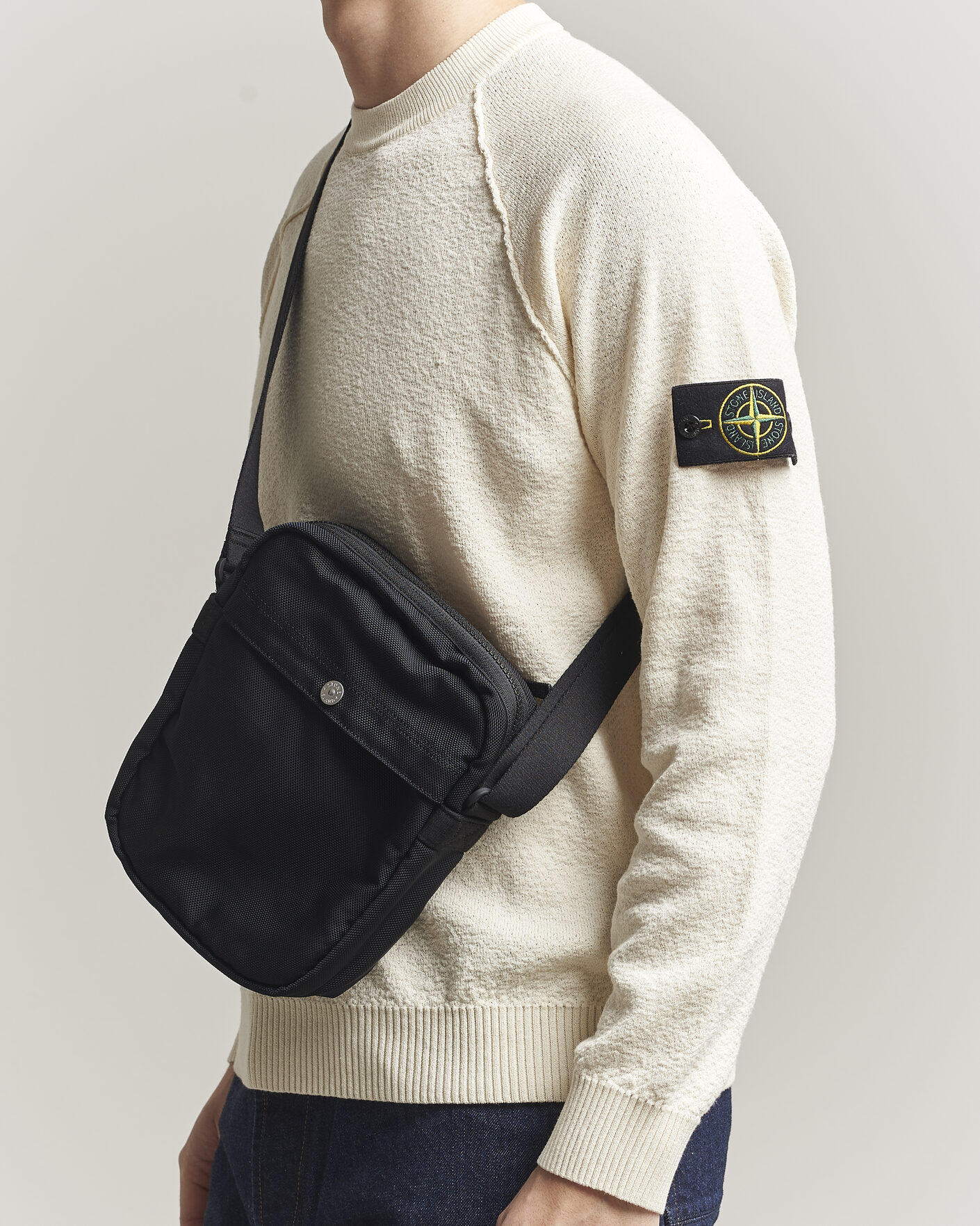 Mies | Laukut | Stone Island | Nylon Panama Cross Body Pouch Navy