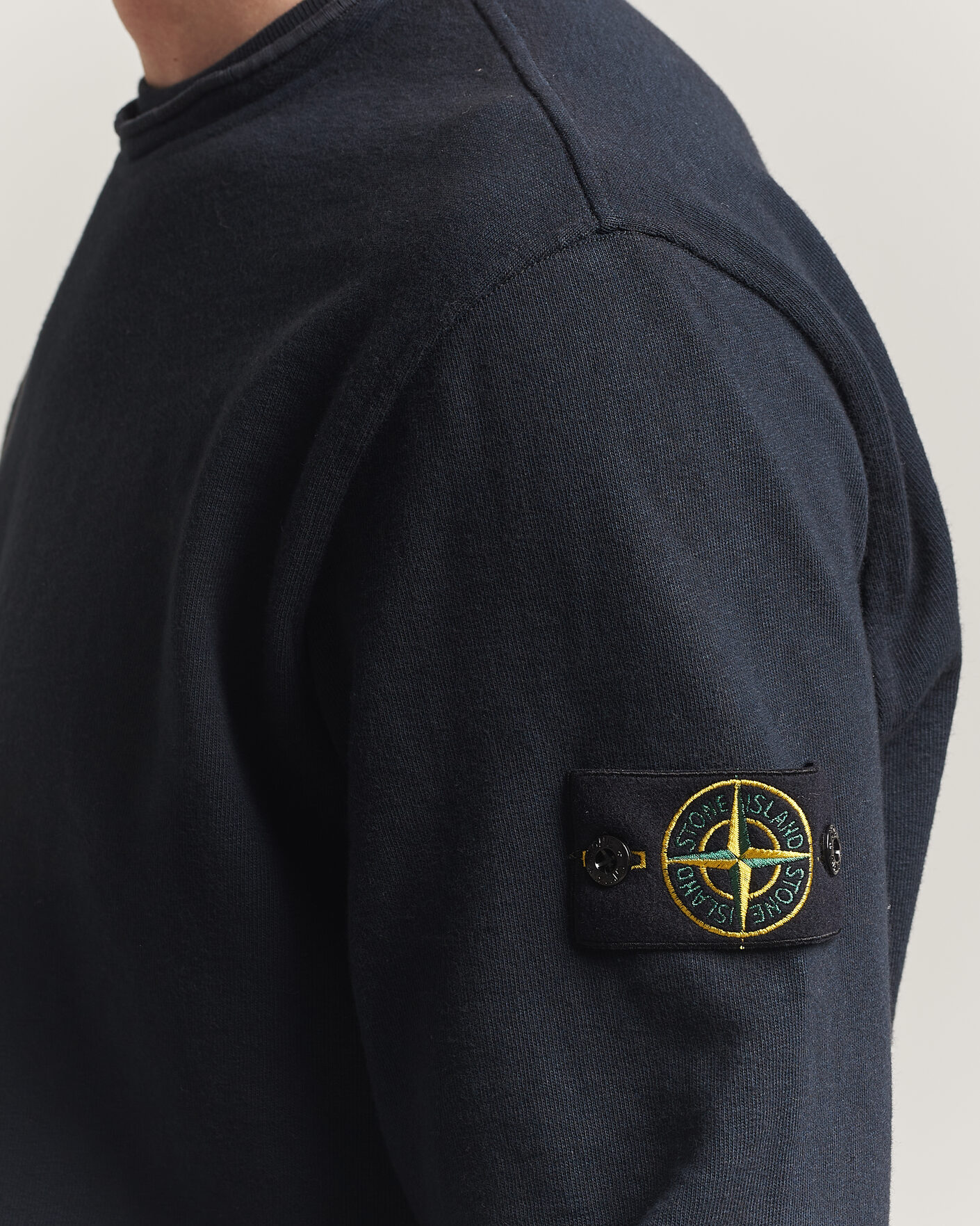 Mies | Puserot | Stone Island | Old Dyed Cotton Sweatshirt Navy